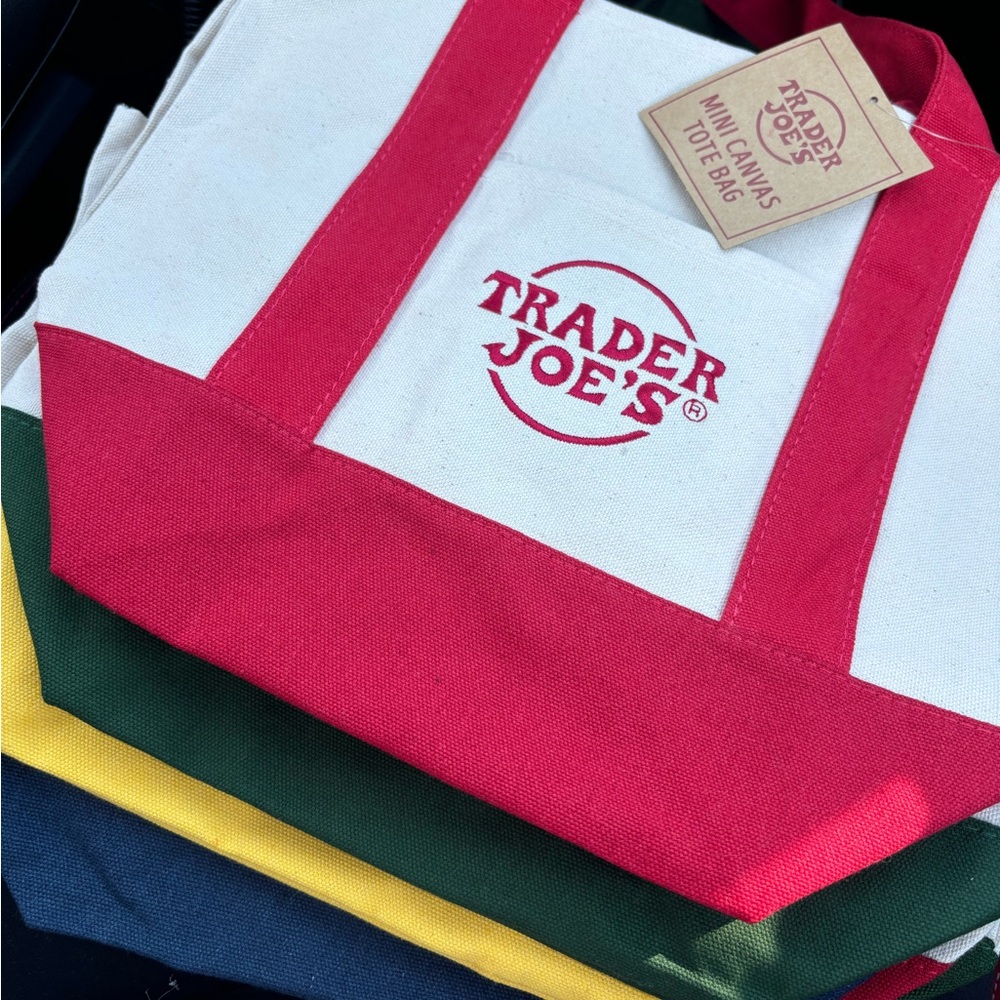 Trader Joe's mini canvas tote! Brand new. No offers.